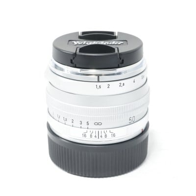 NOKTON vintage line 50mm F1.5 Aspherical Ⅱ VM シルバー MC