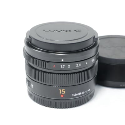 LEICA DG SUMMILUX 15mm/F1.7 ASPH. ブラック H-X015-K