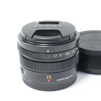 LEICA DG SUMMILUX 15mm/F1.7 ASPH. ブラック H-X015-K