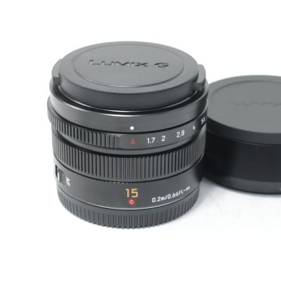 LEICA DG SUMMILUX 15mm/F1.7 ASPH. ブラック H-X015-K