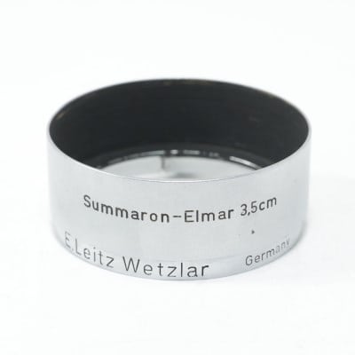 ズマロン35mm F3.5用 フード FOOKH シルバークローム