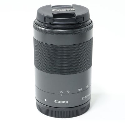 Canon EF-M 55-200mm F4.5-6.3 IS STM グラファイト 中古
