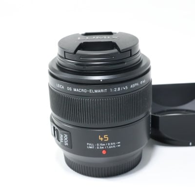 LEICA DG MACRO-ELMARIT 45mm/F2.8 ASPH./MEGA O.I.S. H-ES045