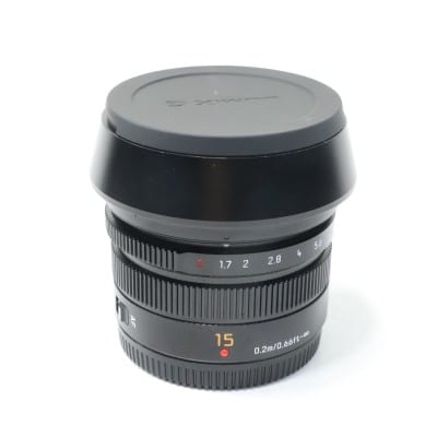 LEICA DG SUMMILUX 15mm/F1.7 ASPH. ブラック H-X015-K