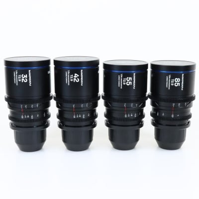Nanomorph LF Prime 4-Lens Bundle (32mm/42mm/55mm/85mm) Blue LAO0709