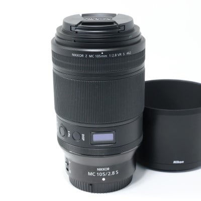 ニコン　マグニファイヤー　キズあり　中古　F1680 Nikon NIKKOR Z MC 105mm f/2.8 VR S 中古 C2120143351802｜中古