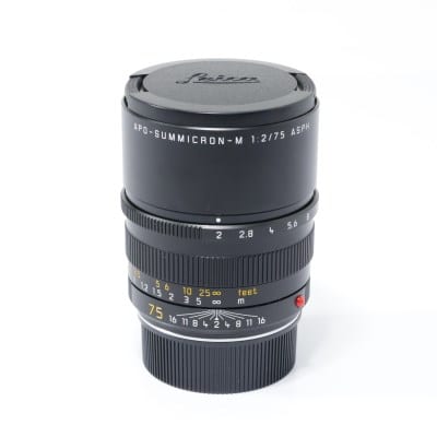 ライカ アポ・ズミクロンM f2/75mm ASPH. ブラック 11637C