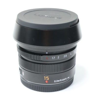LEICA DG SUMMILUX 15mm/F1.7 ASPH. ブラック H-X015-K
