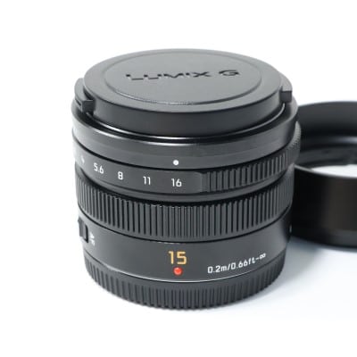 LEICA DG SUMMILUX 15mm/F1.7 ASPH. ブラック H-X015-K