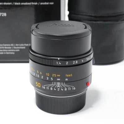 ライカ ズミルックスM f1.4/50mm ASPH. ブラック 11728