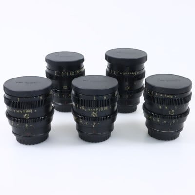 Simera-C 21mm/28mm/35mm/50mm/75mm T1.5 Eマウント ブラック 5本セット TP-SC5P-E