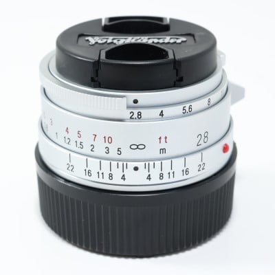 Voigtlander COLOR-SKOPAR 28mm F2.8 Aspherical Type II VM シルバー
