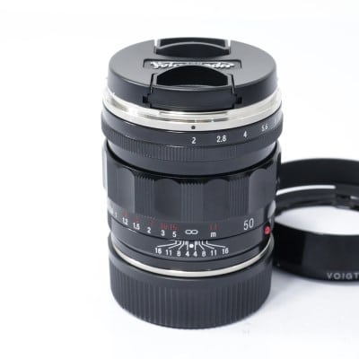 APO-LANTHAR 50mm F2 Aspherical VM ブラックペイント フジヤカメラ80周年記念モデル