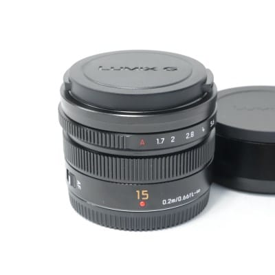 LEICA DG SUMMILUX 15mm/F1.7 ASPH. ブラック H-X015-K