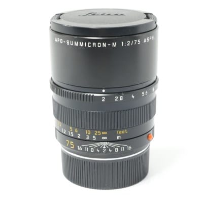 ライカ アポ・ズミクロンM f2/75mm ASPH. ブラック 11637C