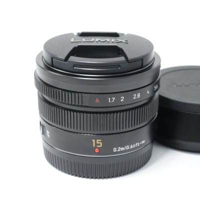 LEICA DG SUMMILUX 15mm/F1.7 ASPH. ブラック H-X015-K