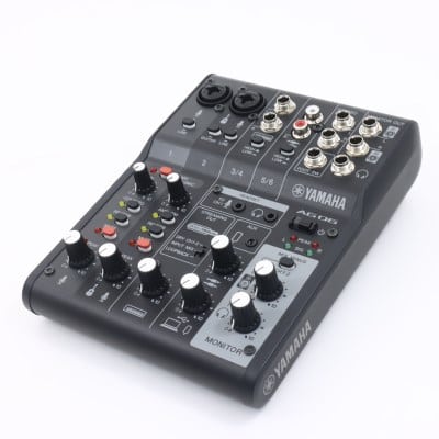 AG06MK2 Black [6チャンネルライブストリーミングミキサー ブラック]