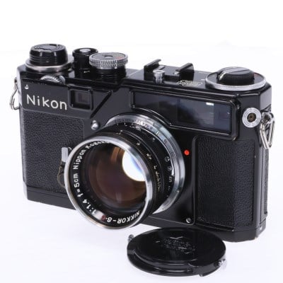 ニコンSP ブラックペイント + ニッコールSC 5㎝ F1.4 黒鏡胴