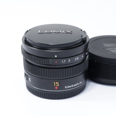 LEICA DG SUMMILUX 15mm/F1.7 ASPH. ブラック H-X015-K