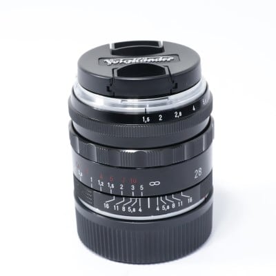 NOKTON Vintage Line 28mmF1.5 Aspherical Type II ブラックペイント