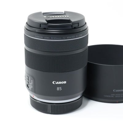 CANON RF85mm F2.0 MACRO IS STM 中古　フード付き Canon RF85mm F2 MACRO IS STM 中古 C2120161759673｜中古通販