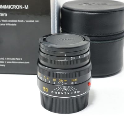 ズミクロン M 50mm F2 ブラック 6bit 11826 (11826C)