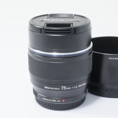 OM SYSTEM M.ZUIKO DIGITAL ED 75mm F1.8 ブラック
