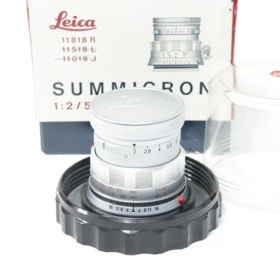 ズミクロン 50mm F2 固定鏡胴 後期型 シルバー