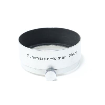 ズマロン35mm F3.5用 フード FOOKH シルバークローム