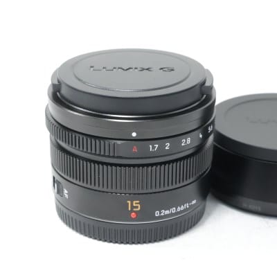 LEICA DG SUMMILUX 15mm/F1.7 ASPH. ブラック H-X015-K