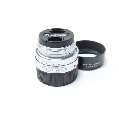 Voigtlander HELIAR classic 50mm F2 シルバー 中古 C2120176240920