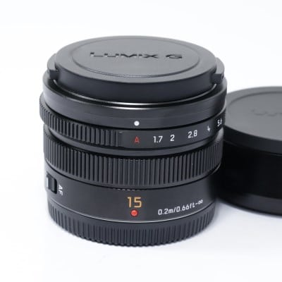 LEICA DG SUMMILUX 15mm/F1.7 ASPH. ブラック H-X015-K