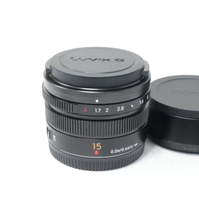 LEICA DG SUMMILUX 15mm/F1.7 ASPH. ブラック H-X015-K