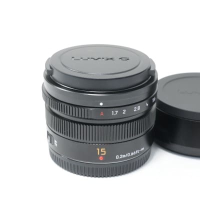 LEICA DG SUMMILUX 15mm/F1.7 ASPH. ブラック H-X015-K