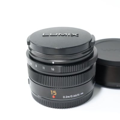 LEICA DG SUMMILUX 15mm/F1.7 ASPH. ブラック H-X015-K
