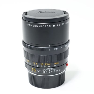 ライカ アポ・ズミクロンM f2/75mm ASPH. ブラック 11637C
