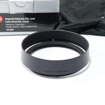 Q用 レンズフード ブラック 19657