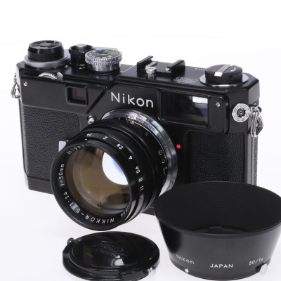 【希少！！】 未使用同等保管庫管理 50/1.4フード革 無傷完全稼働品ニコンS3 フィルムカメラ