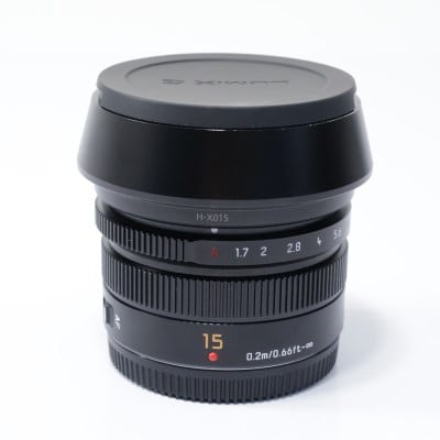 LEICA DG SUMMILUX 15mm/F1.7 ASPH. ブラック H-X015-K