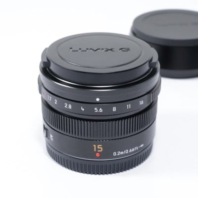 LEICA DG SUMMILUX 15mm/F1.7 ASPH. ブラック H-X015-K
