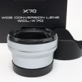 X70用 ワイドコンバージョンレンズ WCL-X70 シルバー