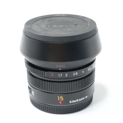LEICA DG SUMMILUX 15mm/F1.7 ASPH. ブラック H-X015-K