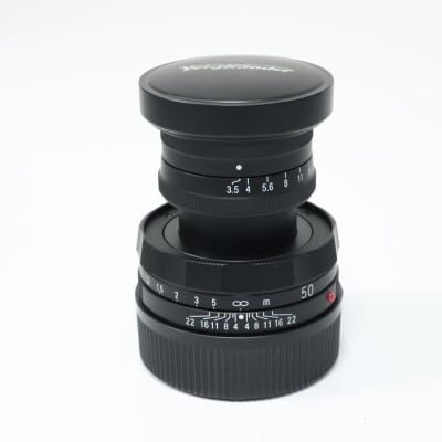 APO-LANTHAR 50mm F3.5 VM Type I マットブラックペイント