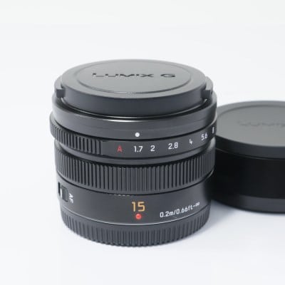 LEICA DG SUMMILUX 15mm/F1.7 ASPH. ブラック H-X015-K