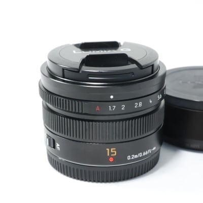 LEICA DG SUMMILUX 15mm/F1.7 ASPH. ブラック H-X015-K