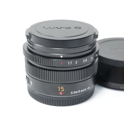 LEICA DG SUMMILUX 15mm/F1.7 ASPH. ブラック H-X015-K