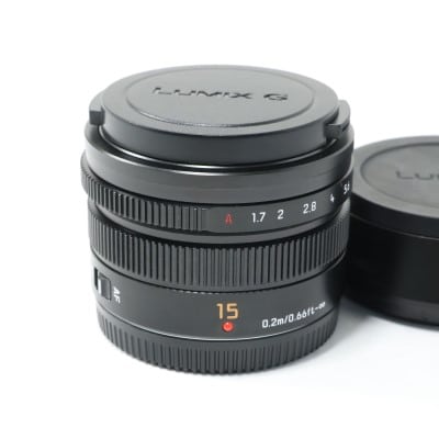 LEICA DG SUMMILUX 15mm/F1.7 ASPH. ブラック H-X015-K