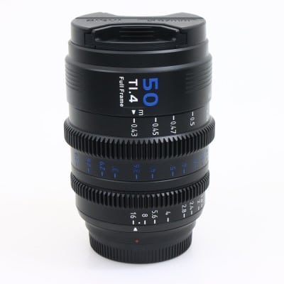 マウント交換式シネマレンズ T1.4 Full Frame 50mm E/ブラック(L/RF/Z交換マウントアダプター付)