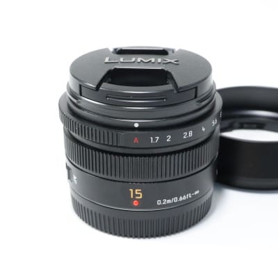 LEICA DG SUMMILUX 15mm/F1.7 ASPH. ブラック H-X015-K