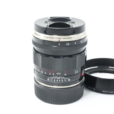 APO-LANTHAR 50mm F2 Aspherical VM ブラックペイント フジヤカメラ80周年記念モデル